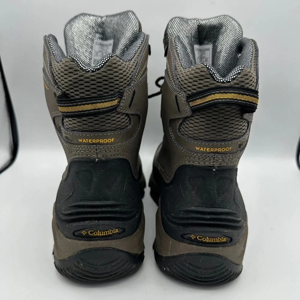 Columbia Bugaboot Plus III Mens 8.5 Brown Waterproof 200g‎ Omni-Heat YM5383-245